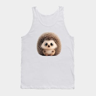 Hedgehog Cute Adorable Humorous Illustration Tank Top